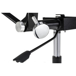 KH501100208 Fotel biurowy AERON PRESTIGE PLUS czarny - skóra naturalna, aluminium King Home