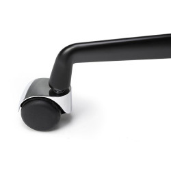 KH501100208 Fotel biurowy AERON PRESTIGE PLUS czarny - skóra naturalna, aluminium King Home