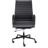 KH501100208 Fotel biurowy AERON PRESTIGE PLUS czarny - skóra naturalna, aluminium King Home
