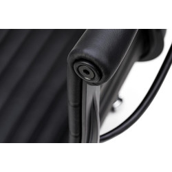 KH501100208 Fotel biurowy AERON PRESTIGE PLUS czarny - skóra naturalna, aluminium King Home