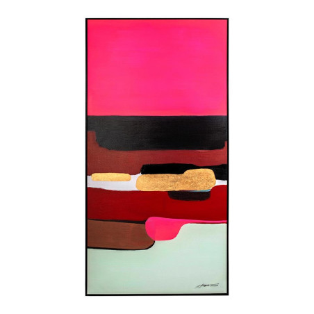 53899 KARE obraz ABSTRACT SHAPES PINK  73x143 cm King Home