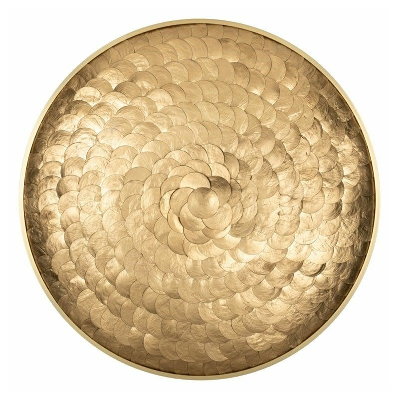 -WA-0024 RICHMOND obraz VALENTINE 80x80cm złoty King Home