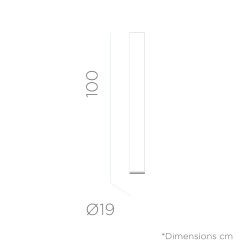 LUMFT100OFNW NEW GARDEN lampa ogrodowa FITY 100 CABLE biała King Home