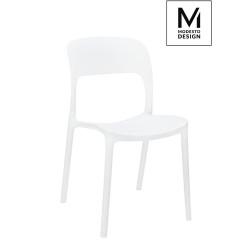 C1028.WHITE MODESTO krzesło ZING białe - polipropylen King Home