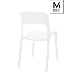 C1028.WHITE MODESTO krzesło ZING białe - polipropylen King Home
