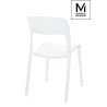 C1028.WHITE MODESTO krzesło ZING białe - polipropylen King Home