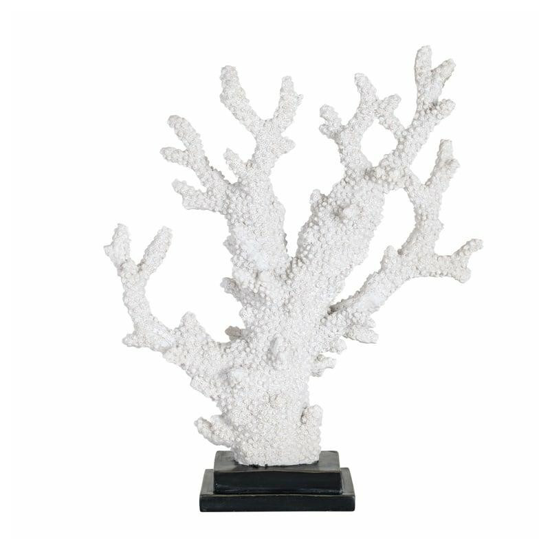 -CL-0006 RICHMOND dekoracja KORALOWIEC ADAM biała King Home