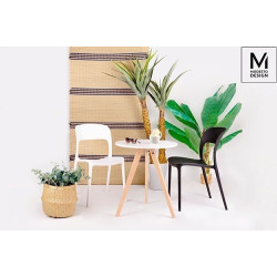 C1028.WHITE MODESTO krzesło ZING białe - polipropylen King Home