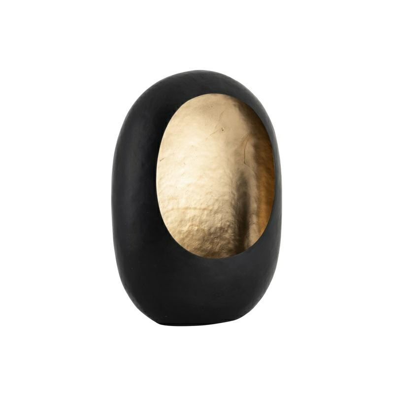 -KA-0110 RICHMOND świecznik REEN S czarno-złoty King Home