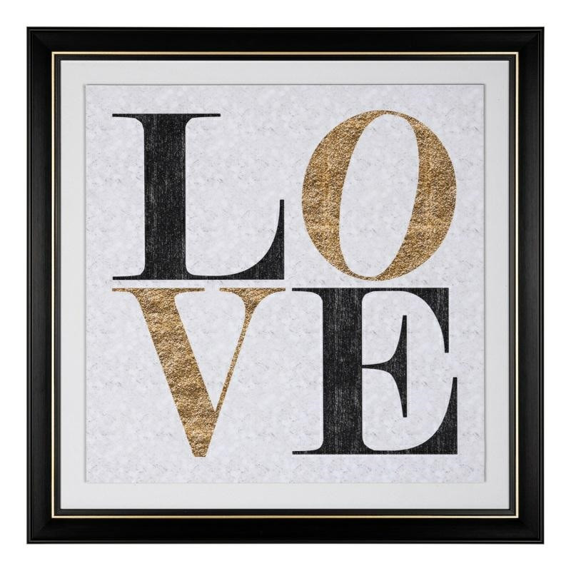 -WA-0001 RICHMOND obraz AMOUR 55x55cm King Home