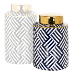 -KP-0077 RICHMOND pojemnik ozdobny/wazon LAVINA S King Home