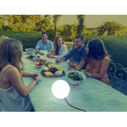 LUMBL040OFNW NEW GARDEN lampa ogrodowa BULY 40 CABLE biała King Home