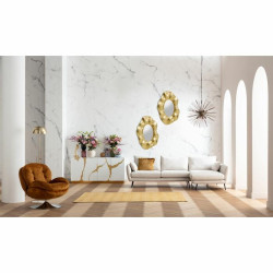 86100 KARE lustro ścienne RILEY 150x98 cm złote King Home