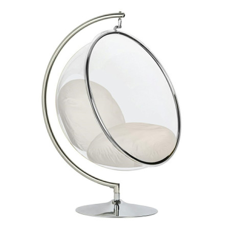 JH200-1.56W Fotel BUBBLE STAND VELVET poduszka beżowa King Home