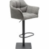 80672 KARE krzesło barowe THINKTANK szare King Home