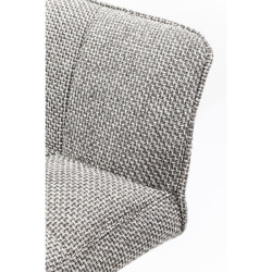 80672 KARE krzesło barowe THINKTANK szare King Home