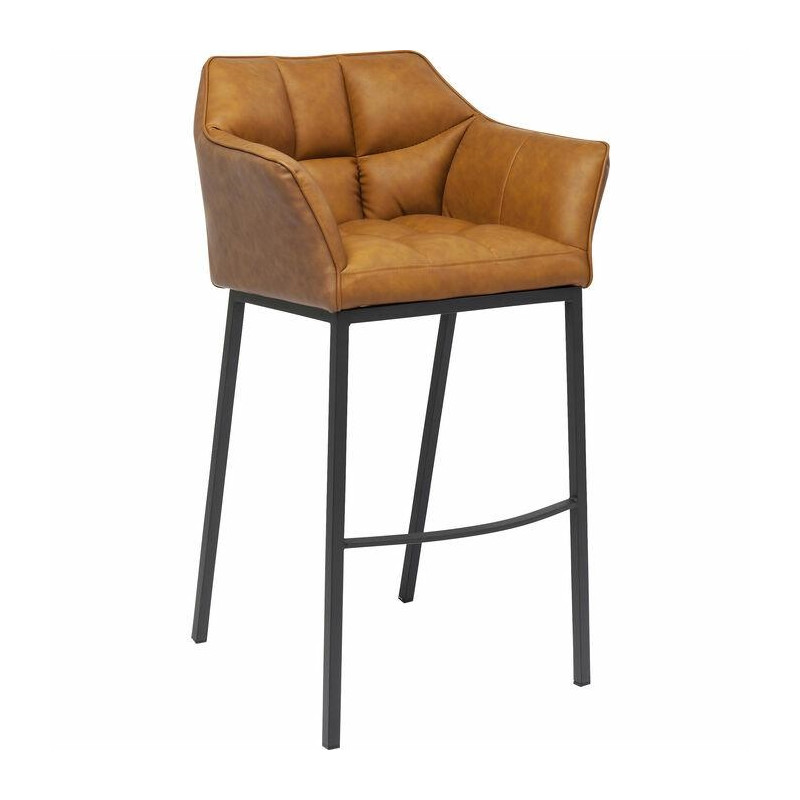 83639 KARE krzesło barowe THINKTANK 2 brązowe King Home