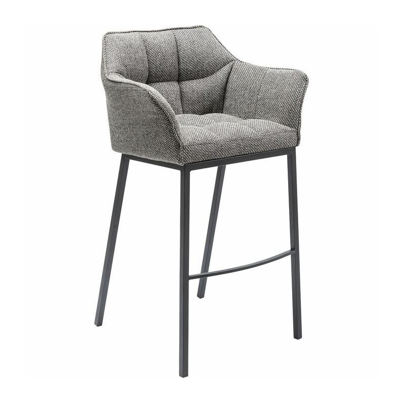 80673 KARE krzesło barowe THINKTANK 2 szare King Home