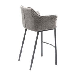 80673 KARE krzesło barowe THINKTANK 2 szare King Home