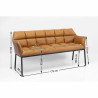 83641 KARE sofa THINKTANK brązowa King Home