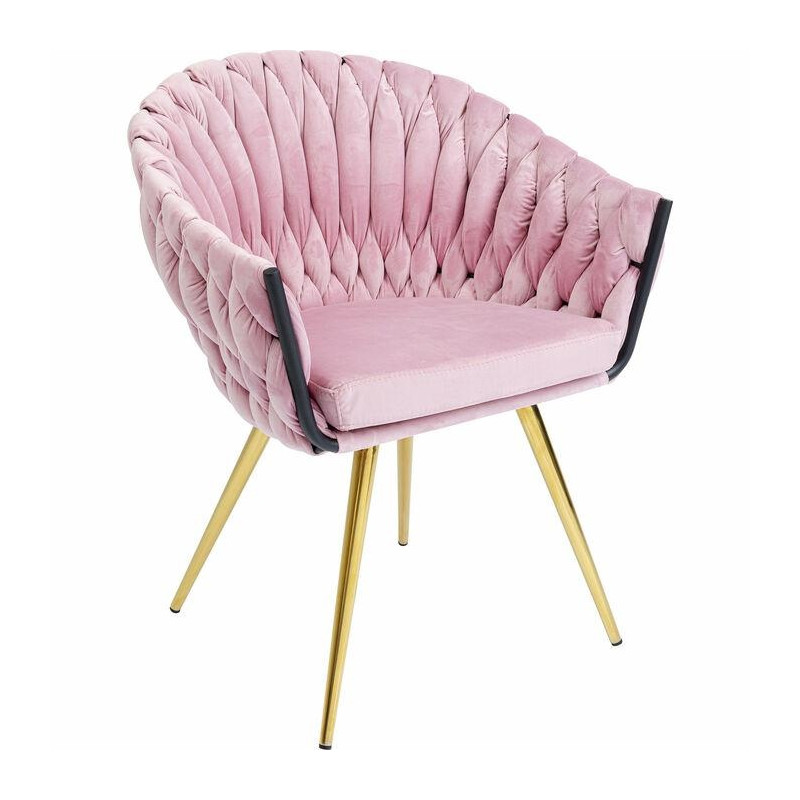 84651 KARE krzesło KNOT różowe King Home