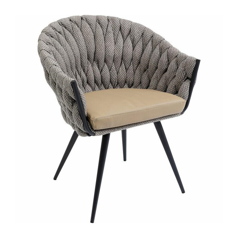 84649 KARE krzesło KNOT brązowe King Home