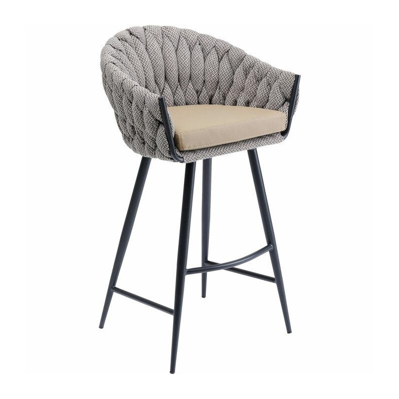 85729 KARE krzesło barowe KNOT brązowe King Home