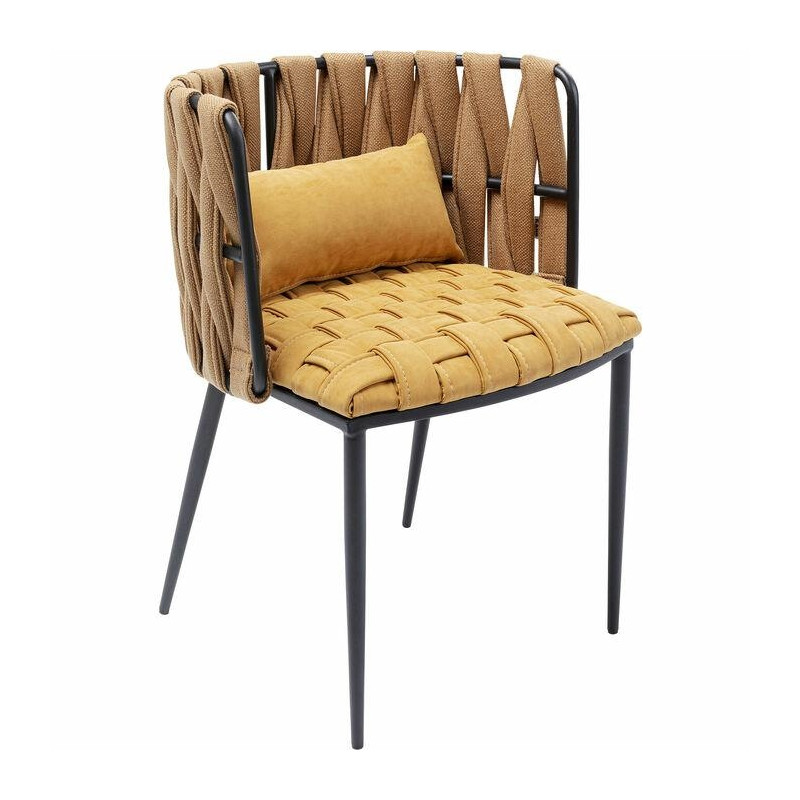 83643 KARE krzesło CHEERIO żółte King Home