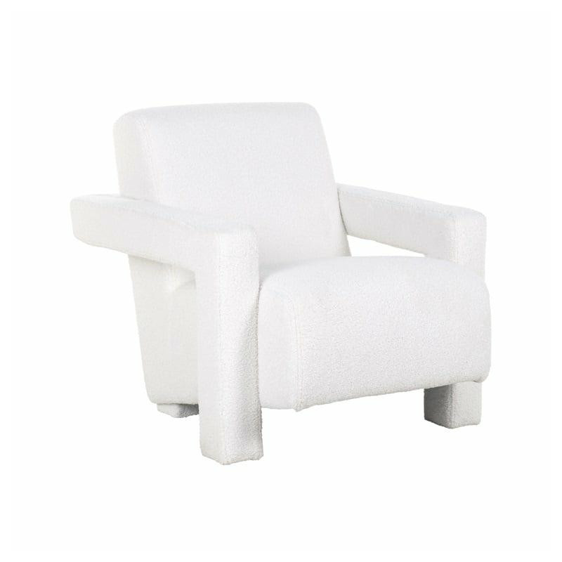 S4567 FR WHITE RICHMOND fotel CASEY biały - trudnopalny King Home