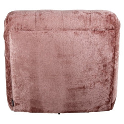 S4597 ROSE CHENILLE RICHMOND fotel obrotowy ROSY różowy King Home