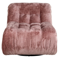 S4597 ROSE CHENILLE RICHMOND fotel obrotowy ROSY różowy King Home