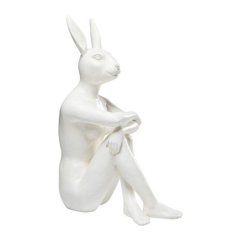 61534 KARE figurka dekoracyjna RABBIT biała King Home
