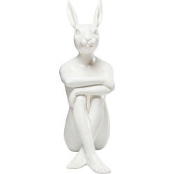 61534 KARE figurka dekoracyjna RABBIT biała King Home