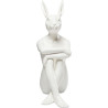 61534 KARE figurka dekoracyjna RABBIT biała King Home