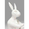 61534 KARE figurka dekoracyjna RABBIT biała King Home