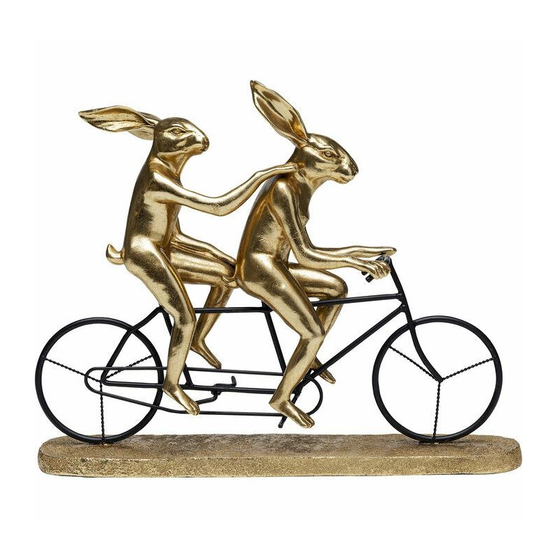 53066 KARE dekoracja TANDEM RABBITS 34 cm King Home