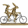 53066 KARE dekoracja TANDEM RABBITS 34 cm King Home