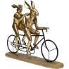 53066 KARE dekoracja TANDEM RABBITS 34 cm King Home