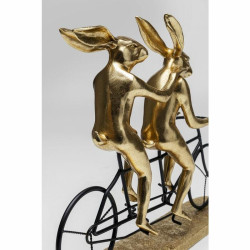 53066 KARE dekoracja TANDEM RABBITS 34 cm King Home