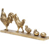 51913 KARE dekoracja CHICKEN EVOLUTION złota King Home