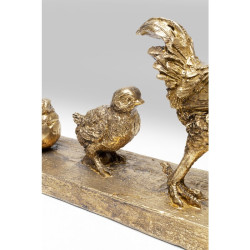 51913 KARE dekoracja CHICKEN EVOLUTION złota King Home