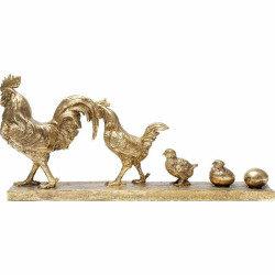 51913 KARE dekoracja CHICKEN EVOLUTION złota King Home