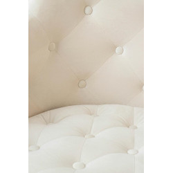 CD053-A Fotel LORD srebrny / beżowy King Home