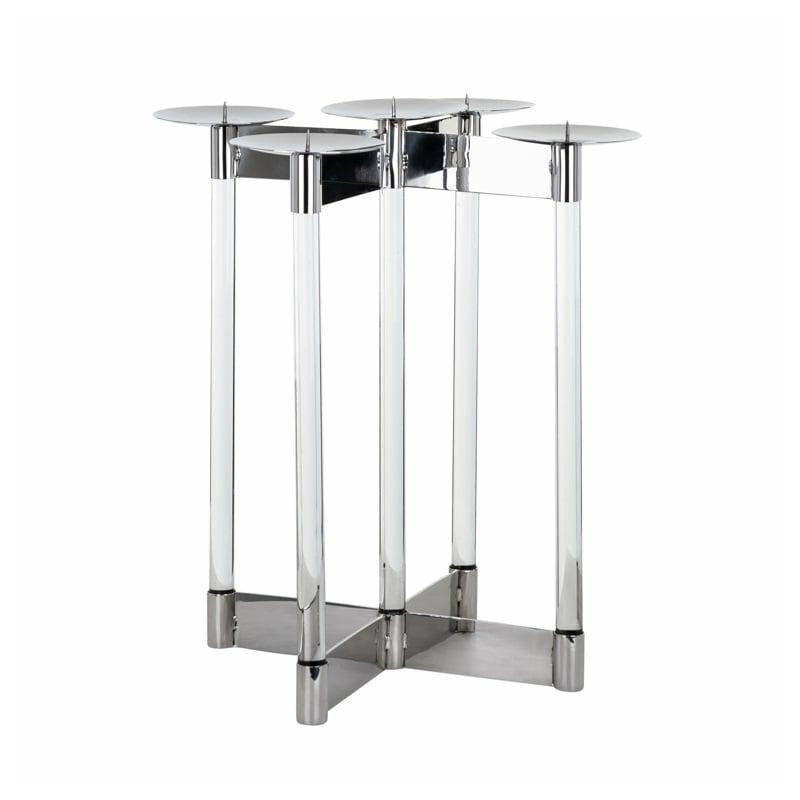 -KA-0159 RICHMOND świecznik YAIRA srebrny King Home