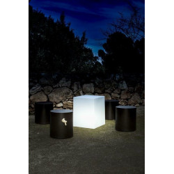 LUMCB020SSNW NEW GARDEN lampa ogrodowa CUBY 20 SOLAR & BATTERY biała King Home