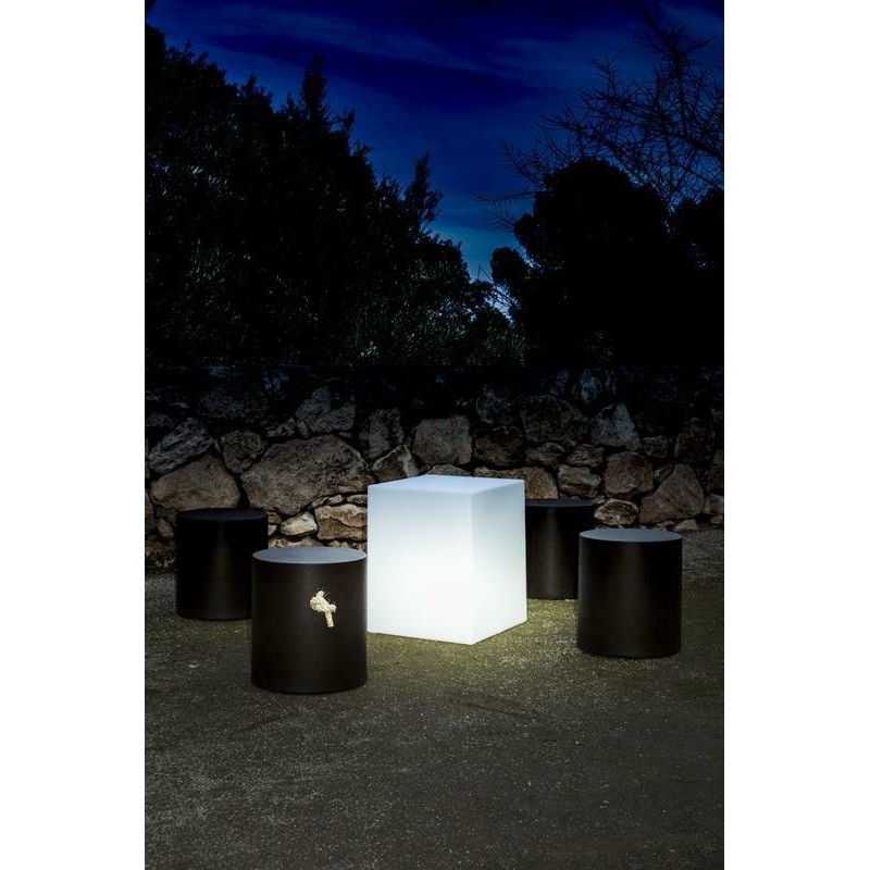 LUMCB020SSNW NEW GARDEN lampa ogrodowa CUBY 20 SOLAR & BATTERY biała King Home