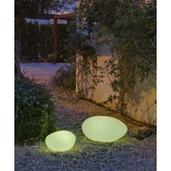 LUMPT060SSNW NEW GARDEN lampa ogrodowa PETRA 60 SOLAR & BATTERY biała King Home