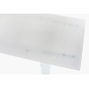 B2003C_2.0/3.0 Stół szklany VENDOME OPTI WHITE biały - 200/300 King Home