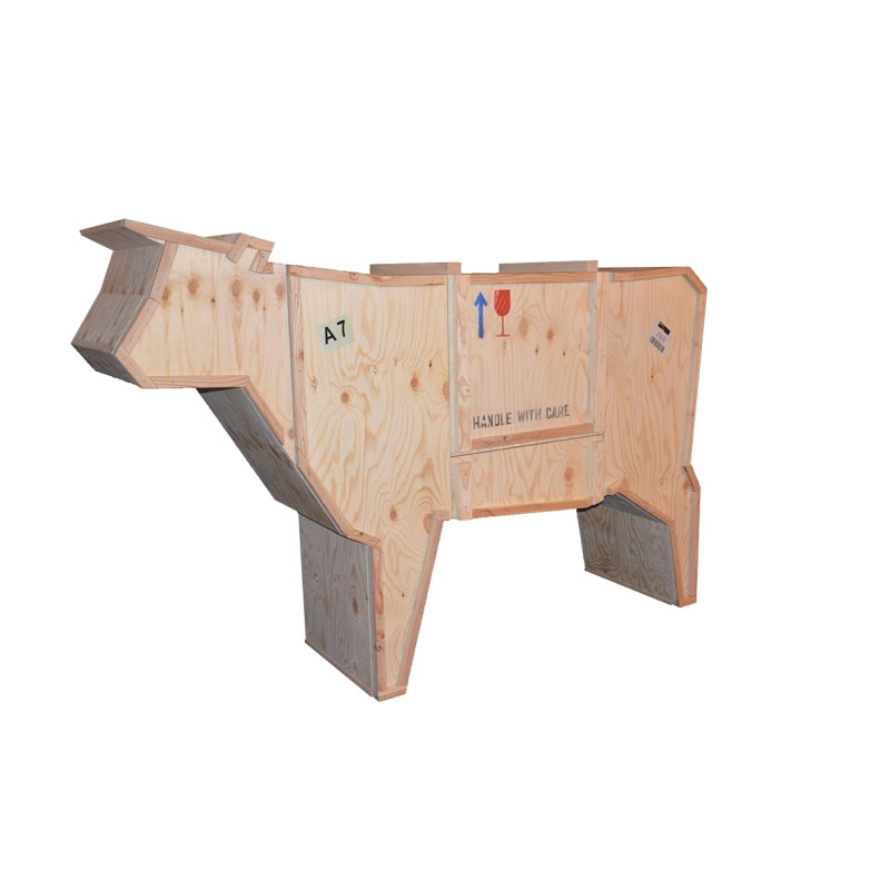 krowa_sklejka Kredens KROWA - drewno sklejka King Home