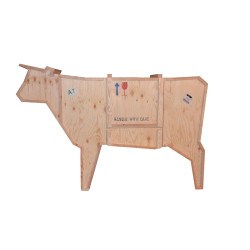 krowa_sklejka Kredens KROWA - drewno sklejka King Home